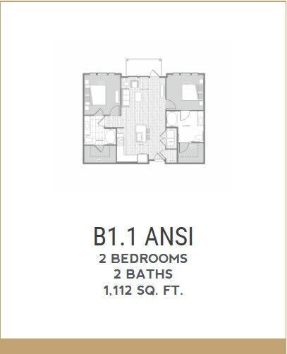 B1.1 ANSI 1203 floor plan